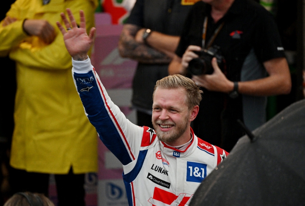 Kevin Magnussen is in his seventh season and second stint with Haas after first joining in 2017 and leaving at the end of 2020 before returning. — Reuters pic