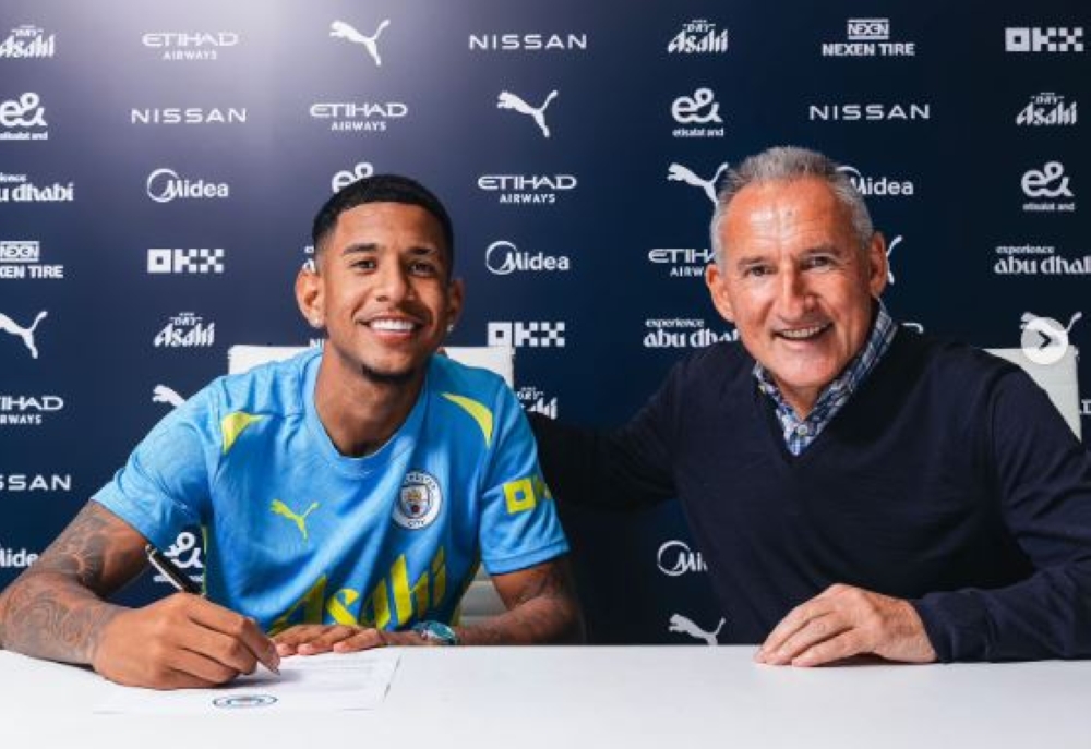 Manchester City announced the signing of Brazilian winger Savinho yesterday from French side Troyes, who are owned by the same parent company as the English champions. — Picture via Instagram/savinho