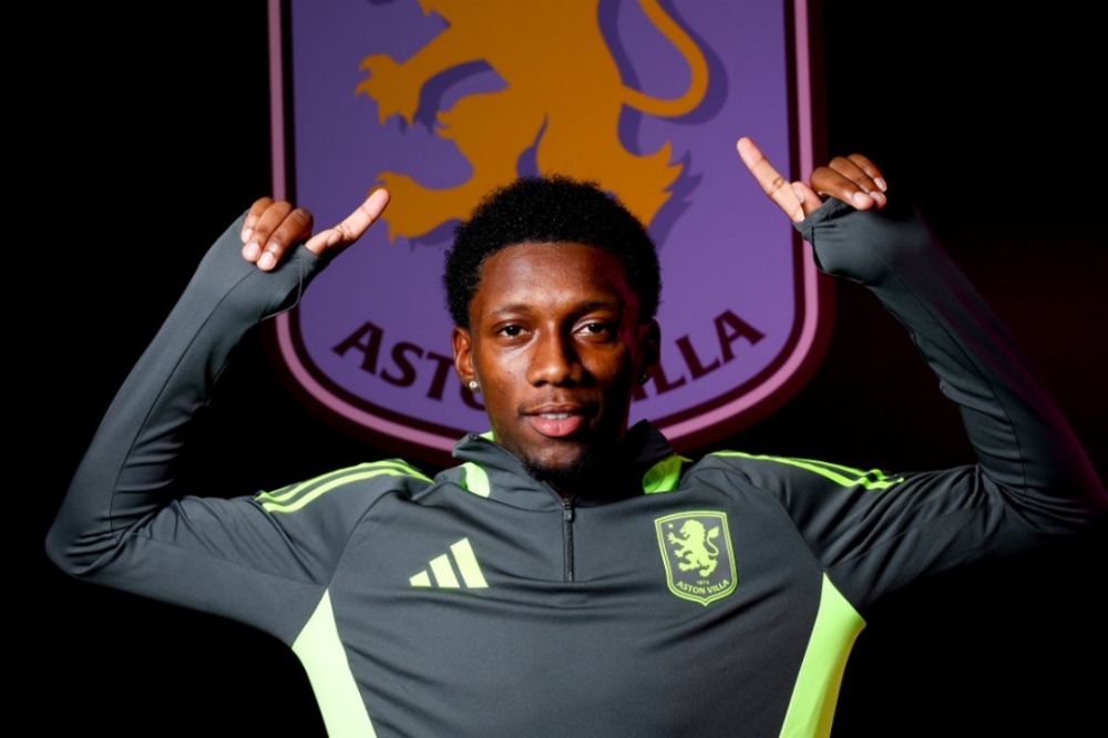 Jadon Philogene spent time on loan at Cardiff and Stoke before moving to Hull in 2023. — Picture courtesy of X/Aston Villa