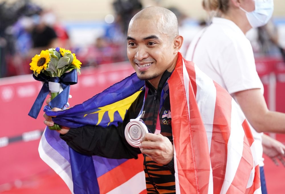 Mohd Azizulhasni Awang will be aiming for another medal this year. — Reuters pic