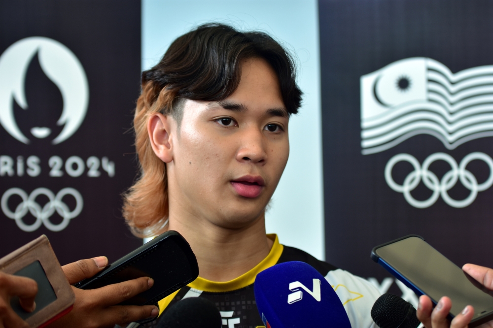 Debutant Bertrand Rhodict Lises will compete in the men’s 10m platform diving. — Bernama pic