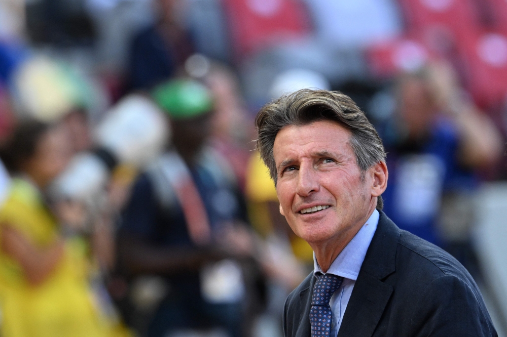 World Athletics President Sebastian Coe attends the opening ceremony for the World Athletics Championships at the National Athletics Centre in Budapest on August 19, 2023. The 67-year-old president of World Athletics, who has restored the governing body's lustre since he was elected in 2015, said it was up to others to judge whether he has an independent streak or was guided by his convictions. — AFP pic