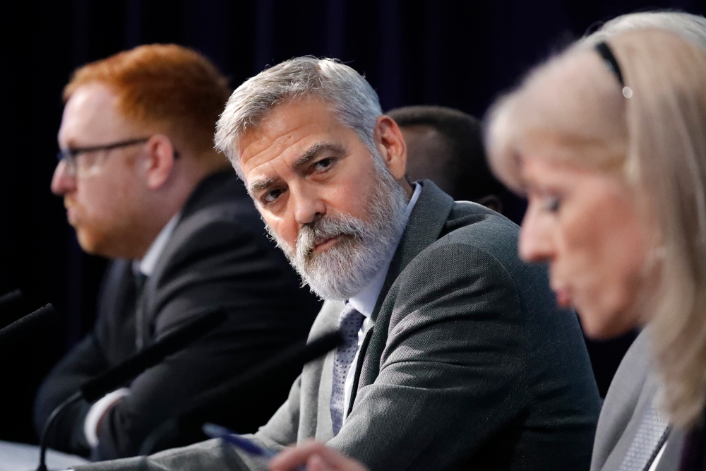 George Clooney publicly called for US President Joe Biden to end his campaign after his halting performance at the June 27 presidential debate against Republican candidate Donald Trump. — AFP pic