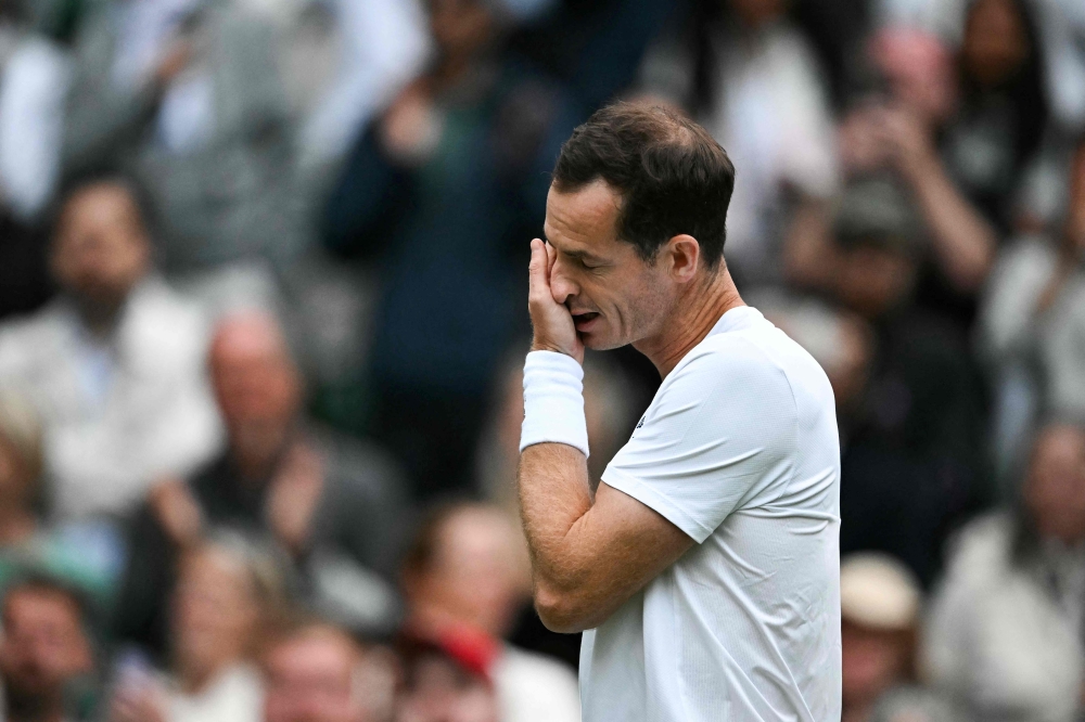 Andy Murray said the tennis competition at the Paris Games will be the final event of his career. — AFP pic