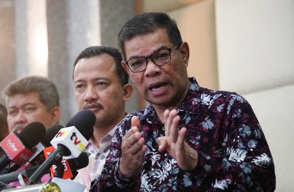 Home Minister Datuk Seri Saifuddin Nasution Ismail rebuffs any claims that missing person cases have increased. — Picture by Shafwan Zaidon