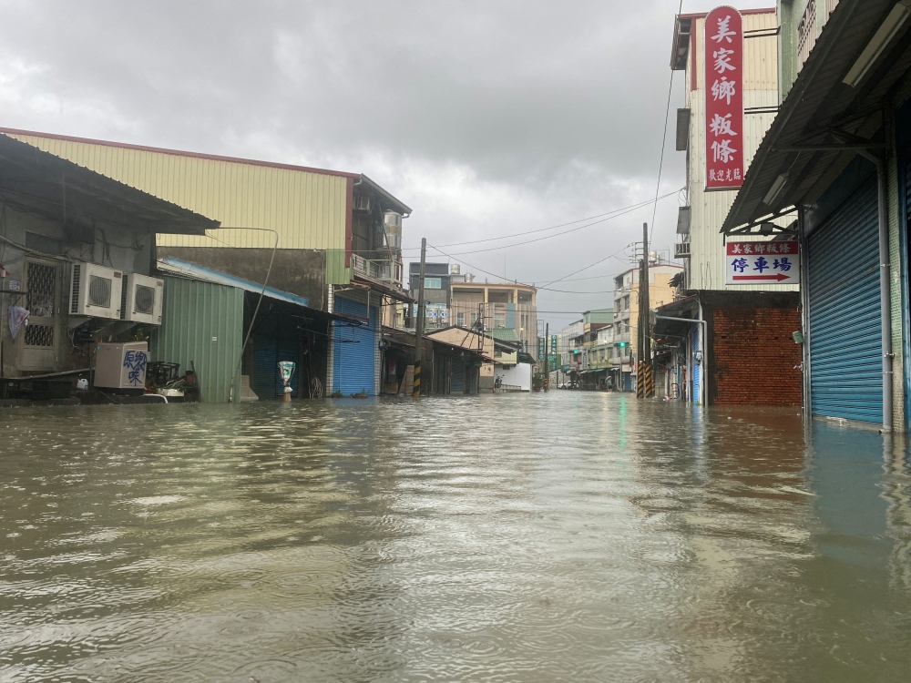 Kaohsiung residents saw their streets transformed into rivers. — Reuters pic