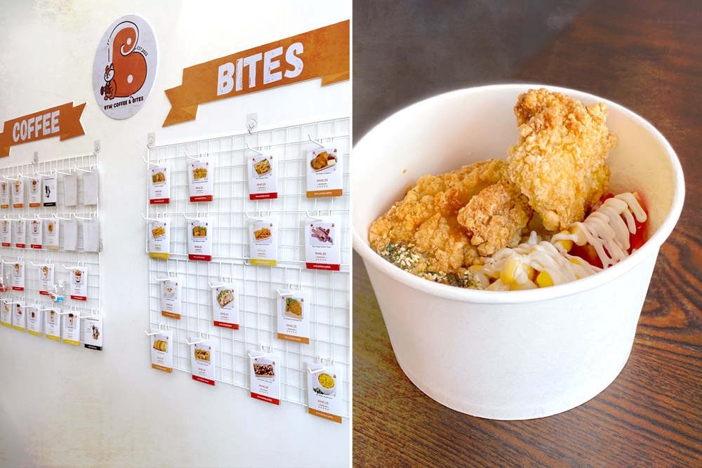 Choose your own adventure (left). Roasted Sesame Chicken Karaage (right).  — Picture by CK Lim