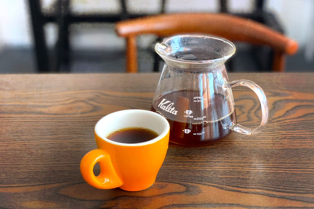 Pour over coffee at BTW Coffee & Bites. — Picture by CK Lim