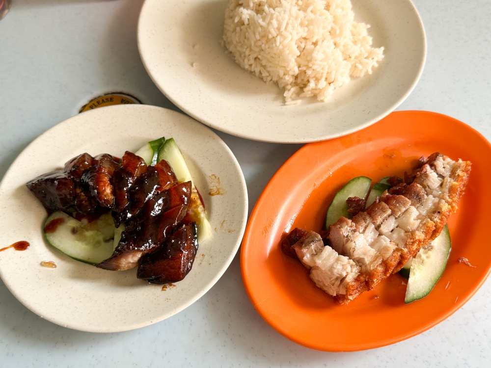 Lunch is all about ‘siu mei’ like ‘char siu’ and ‘siew yoke’ with fragrant rice.