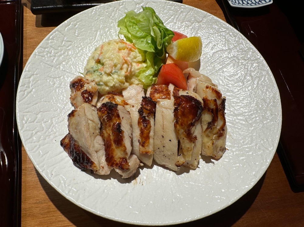 Grilled Chicken with Salted Rice Malt has juicy meat and the taste of the koji specially brought in from Japan — Picture by Lee Khang Yi