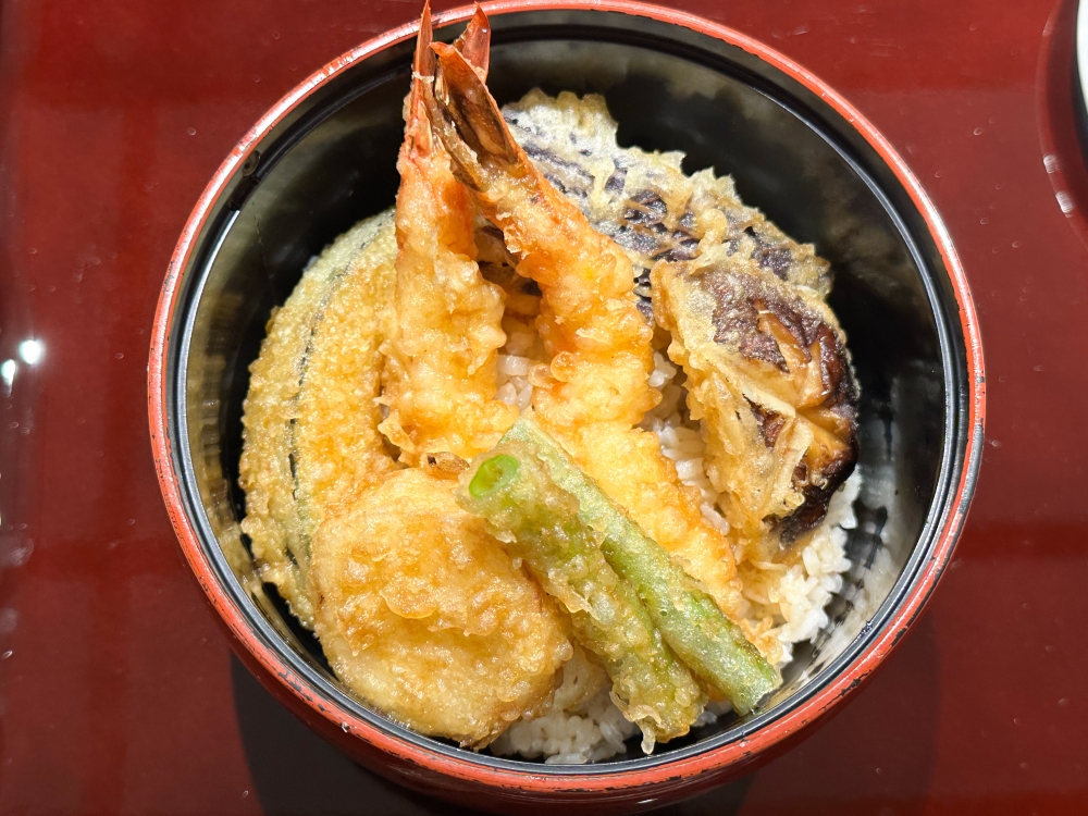 A classic Tendon is executed beautifully here with fluffy rice doused with a savoury sauce and topped with delicate, crunchy tempura— Picture by Lee Khang Yi