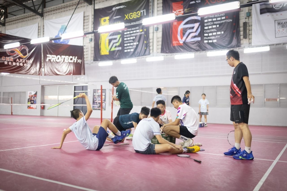 Art Sport Badminton Academy, which also trains players for the state team, has to absorb increasing costs of shuttlecocks of about 10 to 15 per cent. — Picture courtesy of Art Sport Badminton Academy.