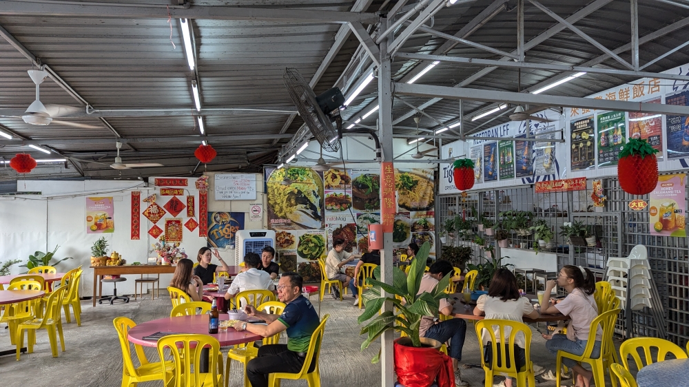 One-half of the dining room at LFF, which is very open and airy. — Picture by Ethan Lau