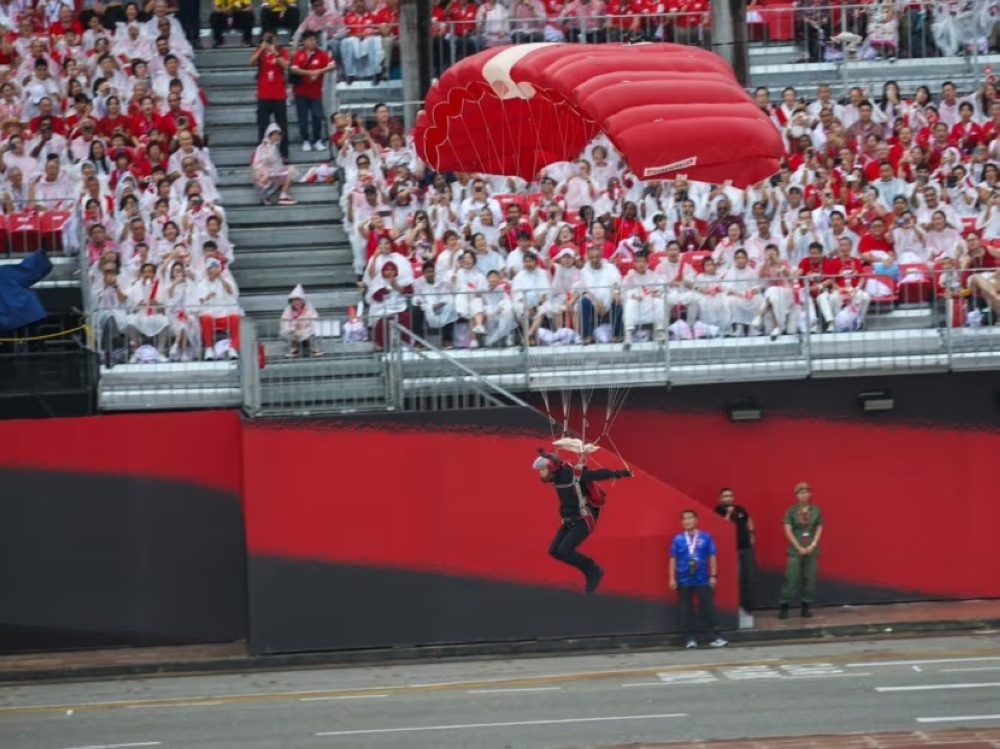 Singapore celebrates 59th National Day with parade at the Padang