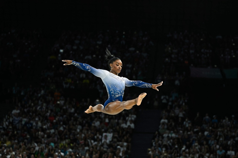 Now 27, she appeared fatigued on her last day of competition, stumbled off the balance beam and winning only silver in the floor competition behind Brazil’s Rebeca Andrade. — AFP pic