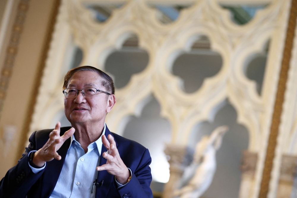 Prommin Lertsuridej, Secretary General to Prime Minister Srettha Thavisin, speaks during an interview with Reuters at Government House in Bangkok August 8, 2024. — Reuters pic  