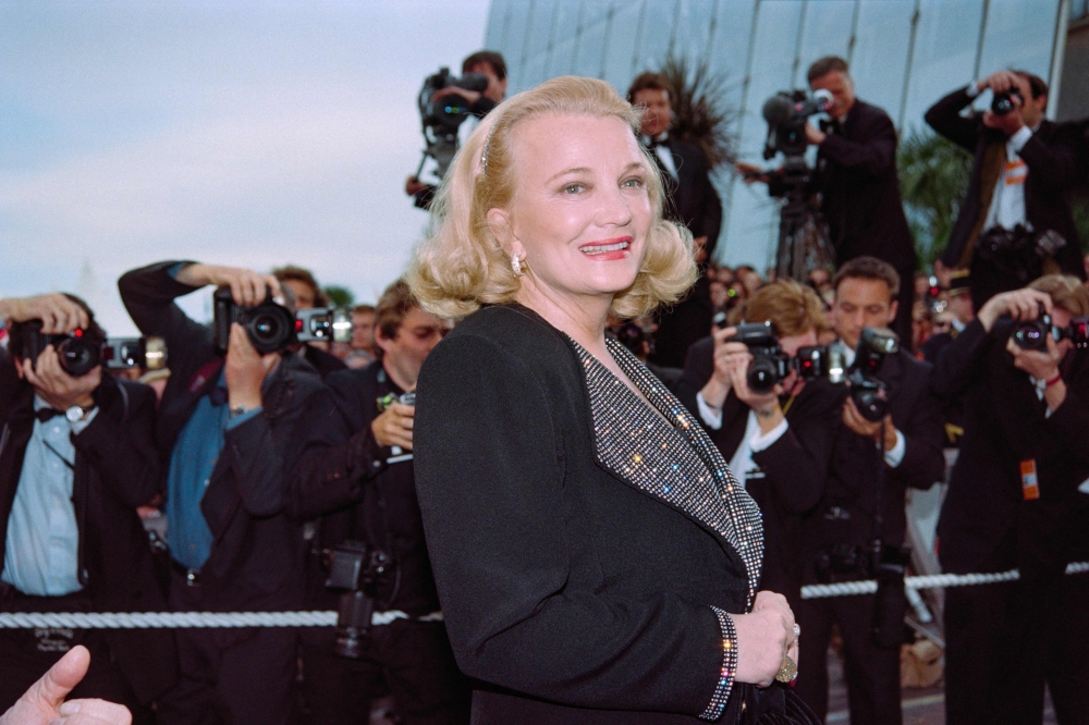 Portrait taken on May 23, 1995 shows US actress Gena Rowlands before viewing the film ‘The Neon Bible’ directed by Terence Davis, in competition in the International Film Festival in Cannes. — Reuters pic  