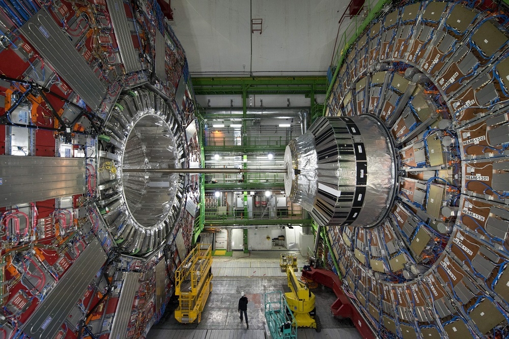 A file photograph shows a part of the Large Haldon Collider at CERN. — AFP pic