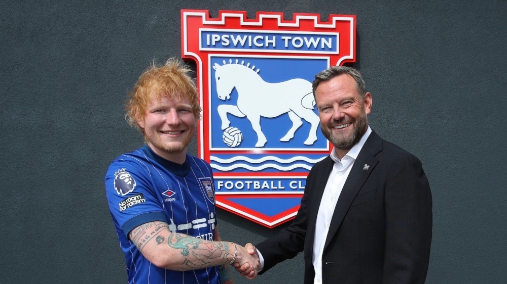 It's any football fan's dream ': Singer-songwriter Ed Sheeran buys minority  stake in English premier league team, Ipswich Town (VIDEO) | Malay Mail