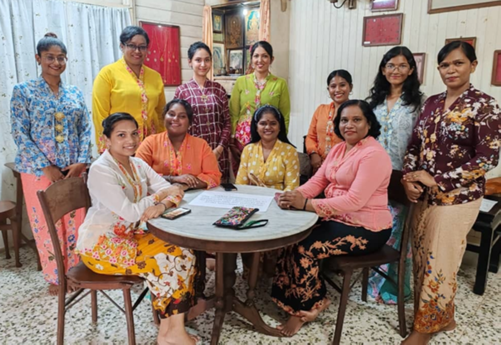 A group of Chetti from Melaka wearing the Nyonya kebaya, which is also part of their culture. —Picture courtesy of Nurul Huda Hamzah and Lim Ghee Seong