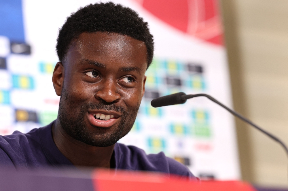 England’s defender #06 Marc Guehi holds a press conference at the team’s base camp in Blankenhain, Thuringia June 27, 2024 during the Uefa Euro 2024 European Football Championship. — AFP Pic