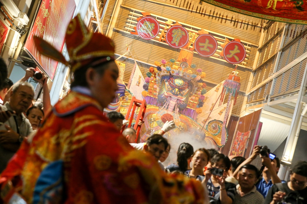 A file photograph shows an opera performance for the Hungry Ghost Festival in Bukit Mertajam, Penang. — Picture by Sayuti Zainudin