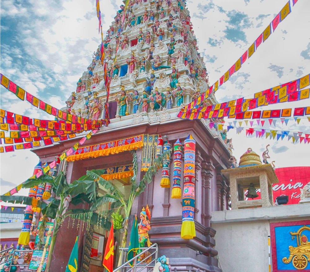 An undated photograph shows the Arulmigu Rajamariamman Devasthanam temple in Johor Baru, Johor. — Picture from Facebook/Arulmigu Rajamariamman Devasthanam