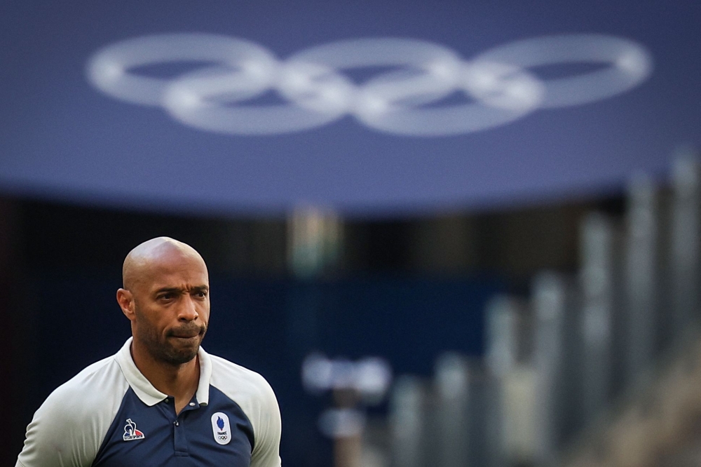 Thierry Henry has decided to step down as coach of the French U-21 team after reaching the final of the Paris-2024 Olympic Games, the French Football Federation announced on August 19, 2024. — AFP pic