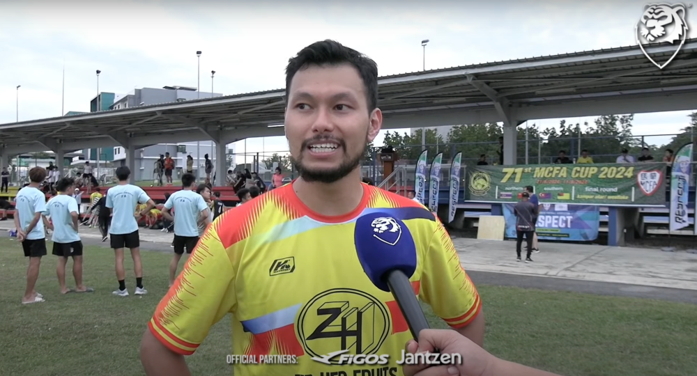 Mohamad Syafiq Khor, a former Harimau Muda player, scored in the semi-final to send Selangor to the final. — Screengrab from Harimau Malaya YouTube. 