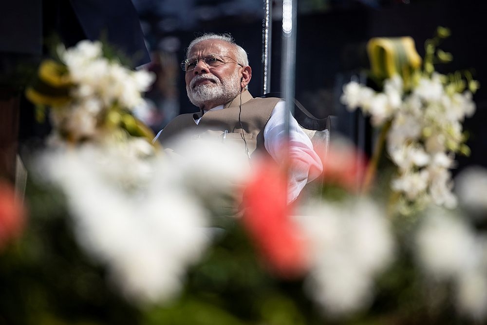 A file photograph show Indian Prime Minister Narendra Modi in Ahmedabad on February 24, 2020. — Reuters pic