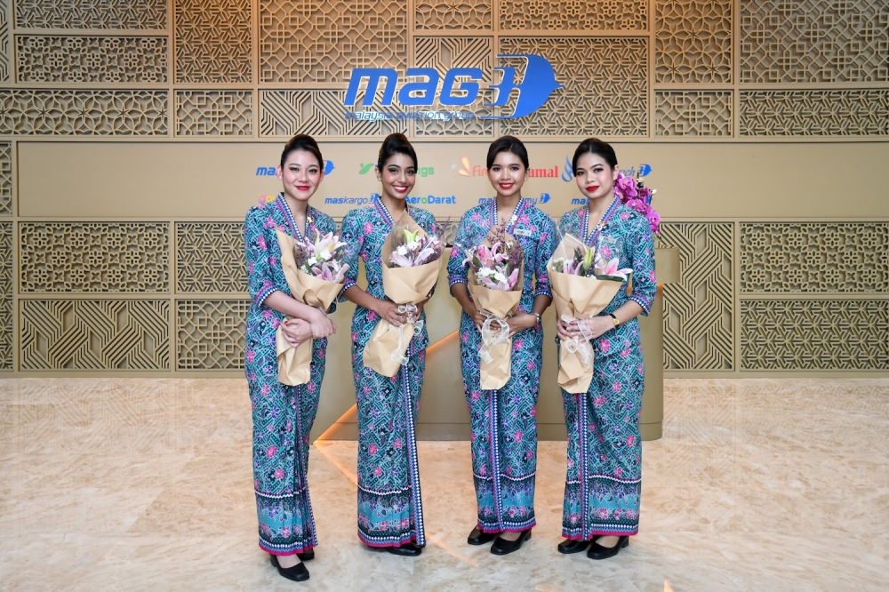 (From Left) Amyisha, Sarah Elissa, Alzariza and Veena Angelina are the  first group of cabin crew from the Orang Asli community — Pic from Malaysia Airlines