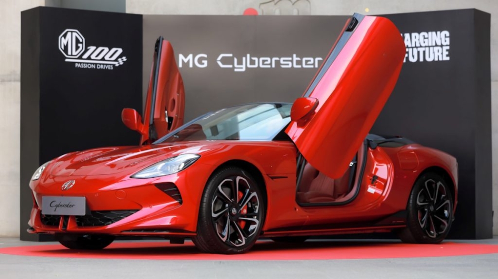 Aside from the UK, another RHD market that has been earmarked for Cyberster is Thailand. — Picture courtesy of MG Motor Thailand