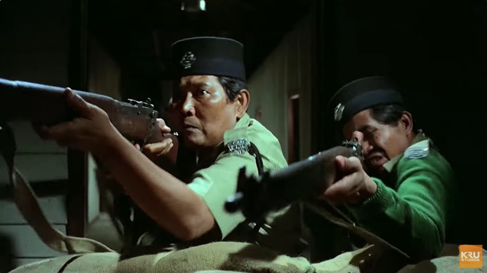 ‘Bukit Kepong’, a film that brings to life the heroic defence of a remote police station during the Malayan emergency. — Picture via YouTube/KRU Studios