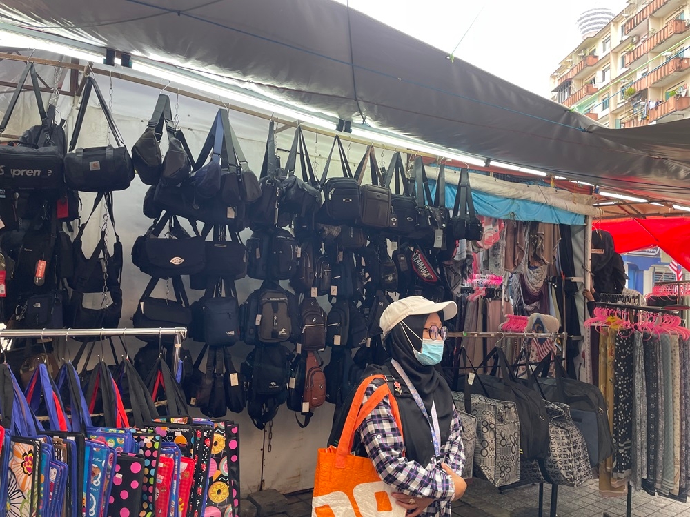 Business owners at Jalan Masjid India are worried about the future of their operations due to the significant drop in customer numbers. — Picture by Anis Zalani