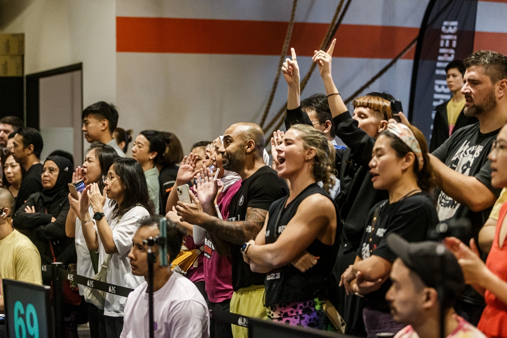 Excitement filled the air as spectators cheered on the participants.