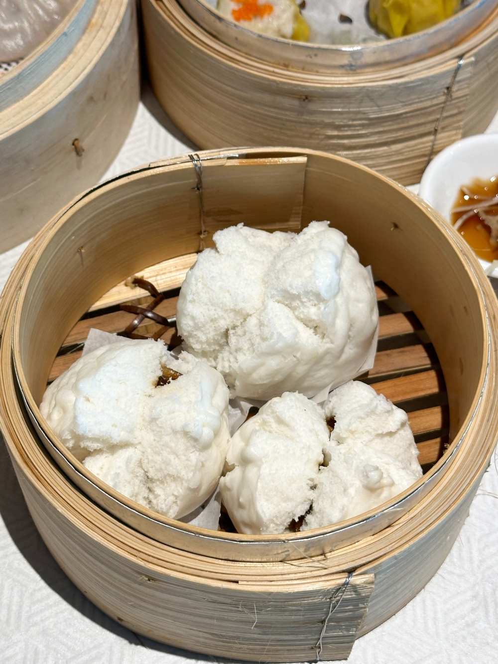 BBQ Chicken Siew Bao has a good fluffy texture but the filling is neither savoury or sweet tasting to leave an impression — Picture by Lee Khang Yi