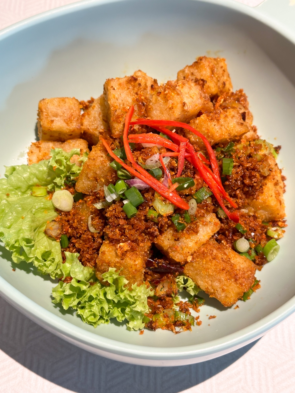 Deep Fried Radish Cake is a fun, crunchy way to eat your radish cake with those moreish golden crumbs — Picture by Lee Khang Yi