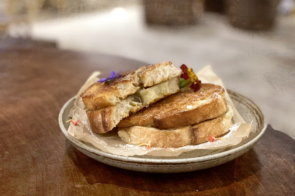 Kaya Coffee Butter Sourdough Sandwich. — Picture by CK Lim