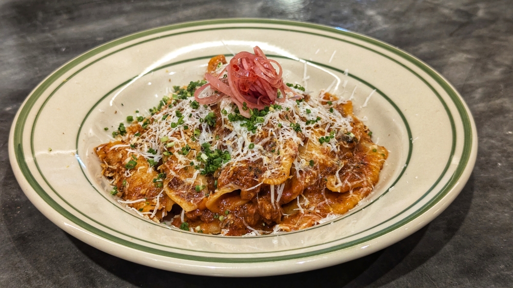 Yay for sourdough? The 'garganelli' dish made great use of sourdough’s effect on pasta texture. — Picture by Ethan Lau