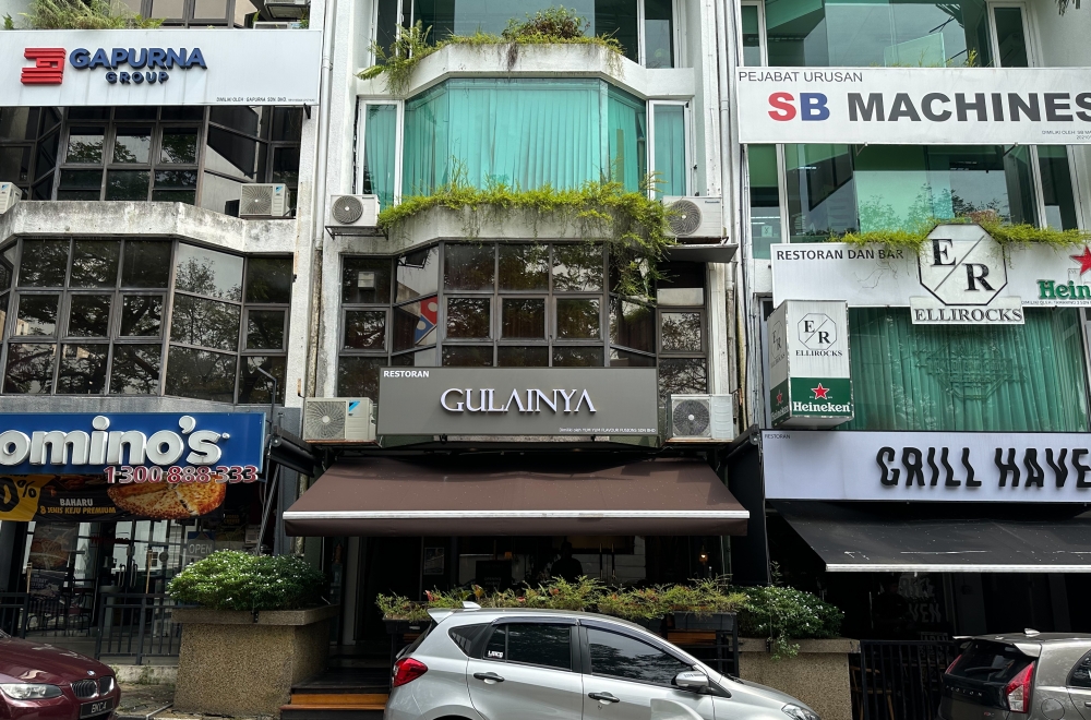 Spot GulaiNya from the street, where it's located between Domino's Pizza and Grill Haven — Picture by Lee Khang Yi