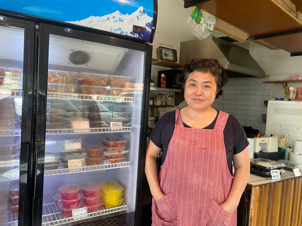 Youn Suk Hong, married to a local, runs a Korean banchan shop. — Picture by Julia Chan