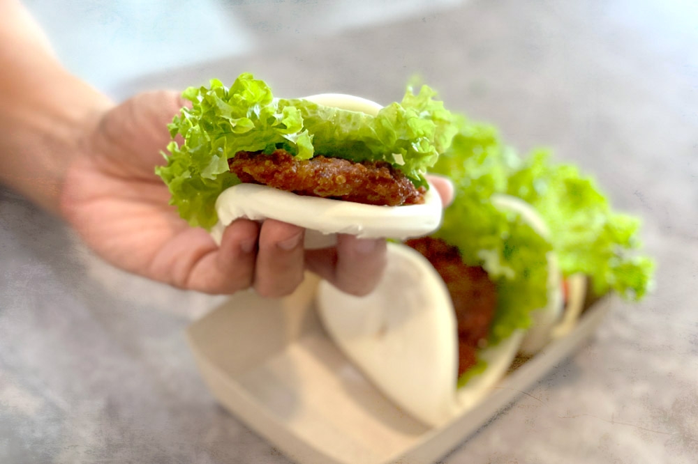 Homemade Fried Pork Lotus Leaf Buns at Chaos Restaurant in Cheras. — Picture by CK Lim