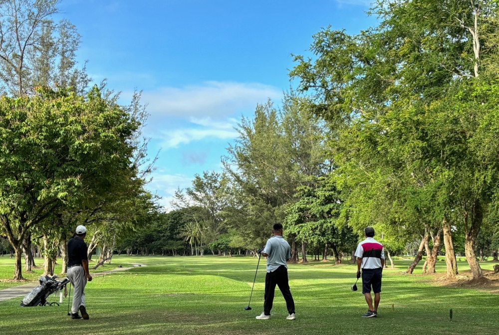 Aside from beaches and islands, Koreans also know Kota Kinabalu for its golf courses. — Picture by Julia Chan