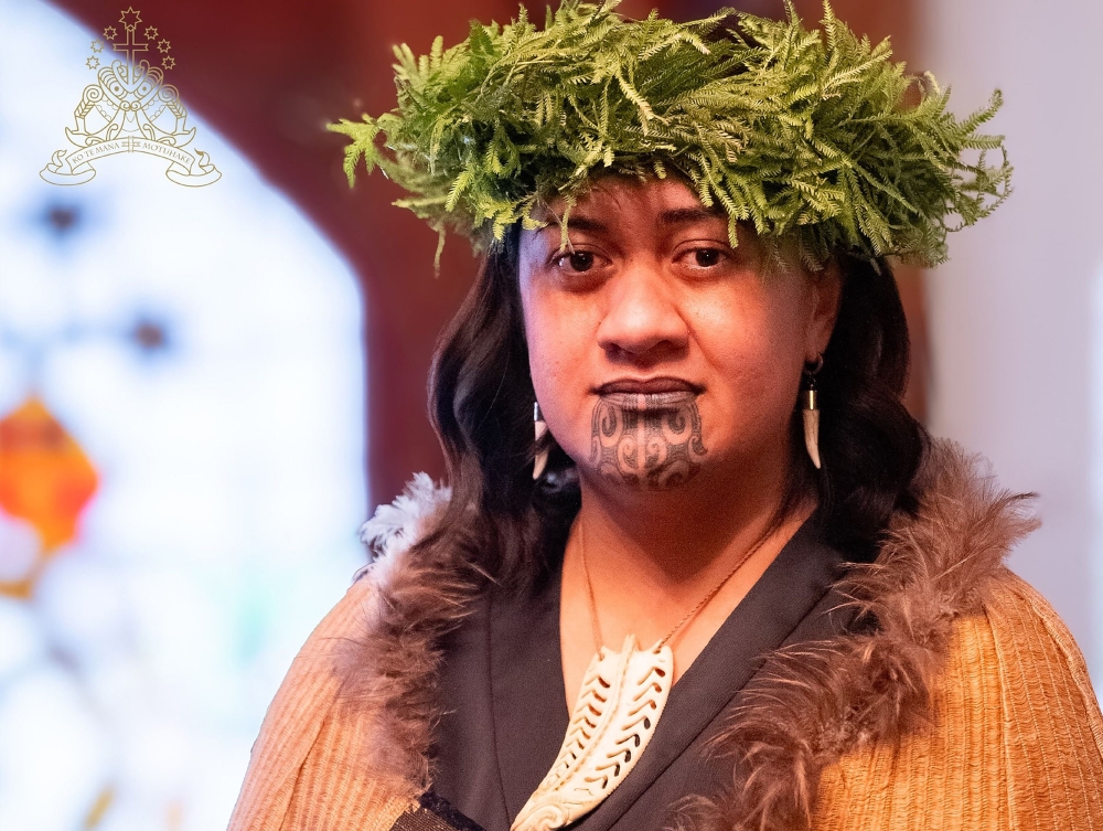 Nga Wai hono i te po Paki was cheered by thousands as she climbed atop a high-backed wooden throne during an elaborate ceremony on the country’s North Island. — AFP pic/Kiingitanga