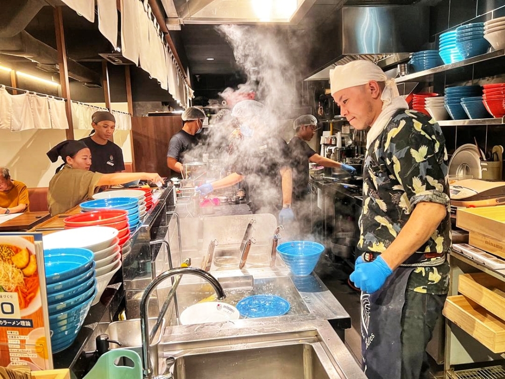 Chef Takuya, part of Chihiro Miyazaki’s team that came to open Minamo in KL. — Pic by Ethan Lau