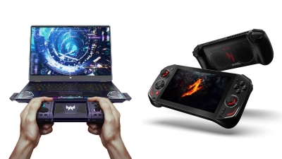 Acer’s new gaming gear: Nitro Blaze 7 handheld, laptop with inbuilt detachable controllers (VIDEO)