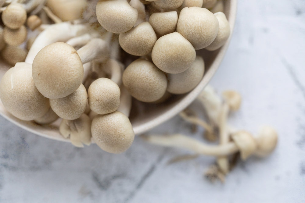 ‘Bunashimeji’ mushrooms have a buttery flavour. — Picture by CK Lim