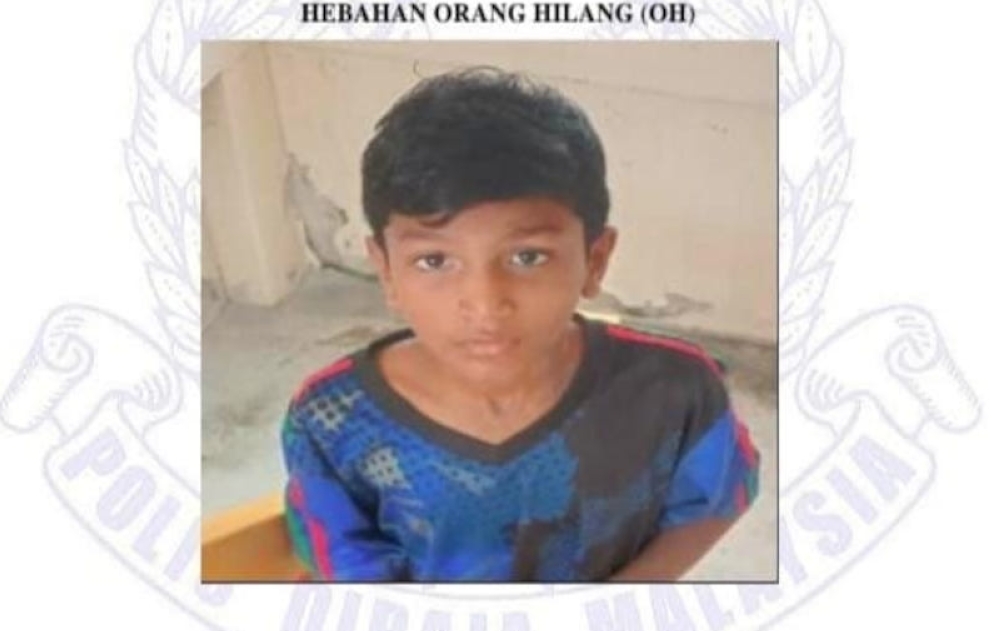 Hulu Selangor district police chief, Supt. Ahmad Faizal Tahrim, said the boy, Mohammed Ahil Sekh Abdul Alim, who lives in an apartment in Rawang, Selangor, was last seen at Masjid Madrasah Tahfiz Al-Quran Al Walid in Bukit Beruntung. 