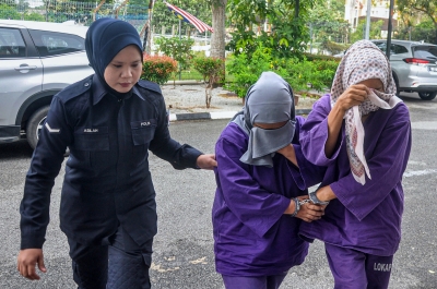 In Terengganu, two babysitters remanded six days until Sept 12 over alleged abuse of young siblings 