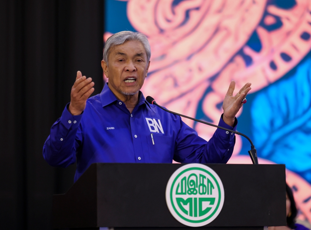 However, Deputy Prime Minister Datuk Seri Ahmad Zahid Hamidi said, it would not veer from the original conditions contained in the draft MoU that was presented to Perikatan Nasional (PN) previously. — Bernama pic 